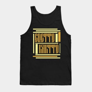 Lettering logo, calligraphy print Tank Top